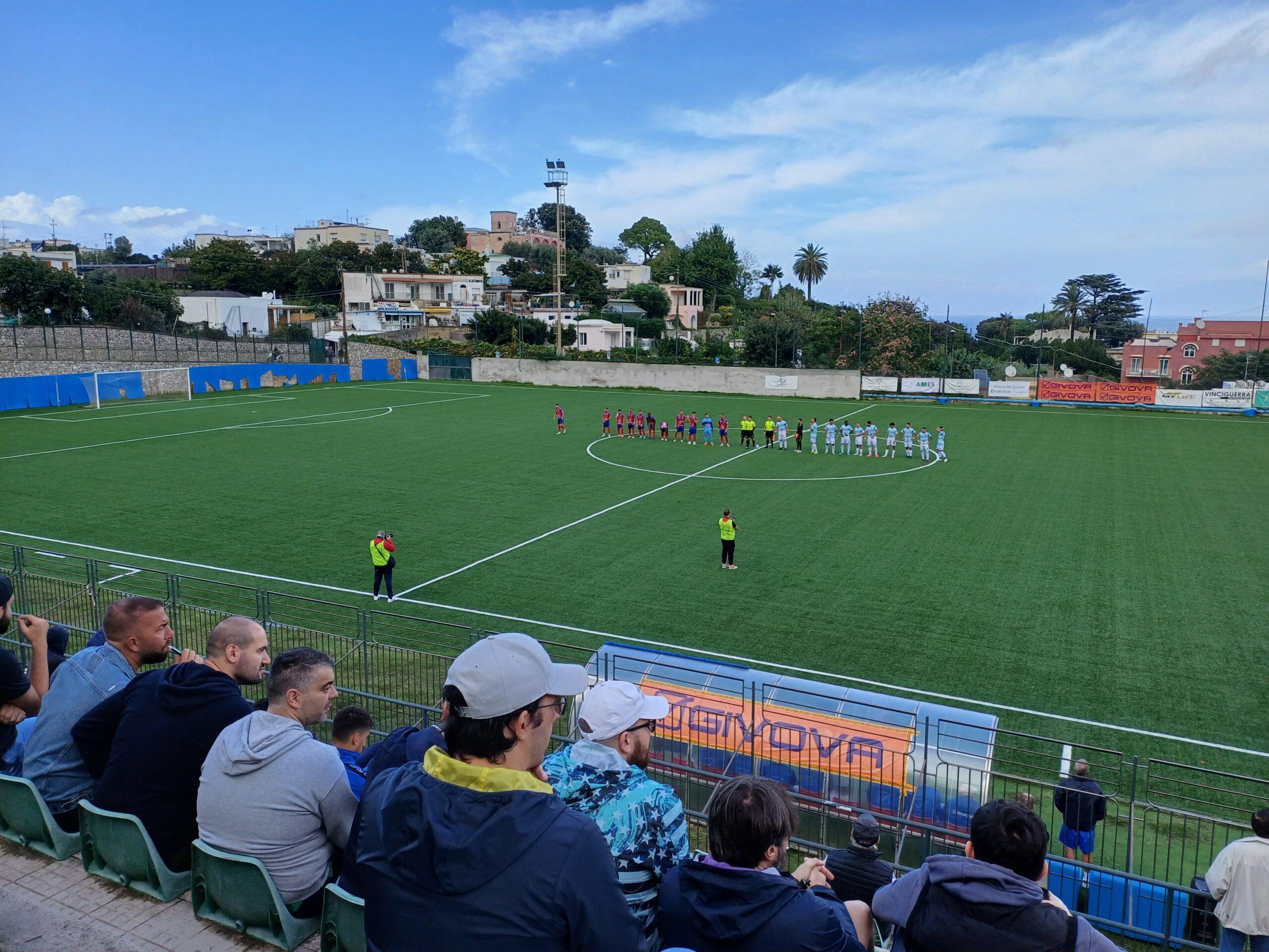 Calcio (Eccellenza): Givova Capri Anacapri, buon pareggio con il Pompei