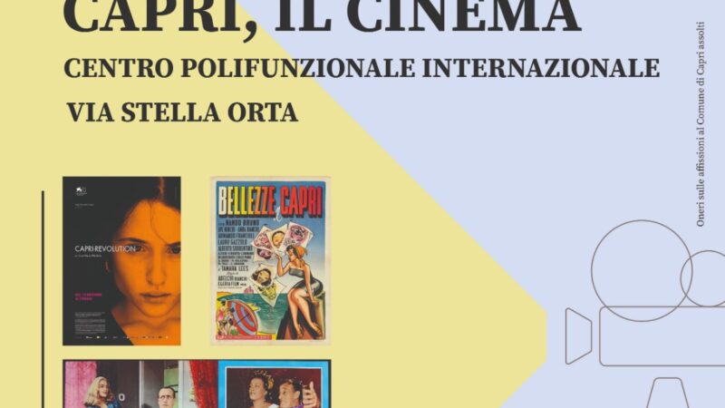 “Capri, il cinema”: conferenza al centro polifunzionale Internazionale