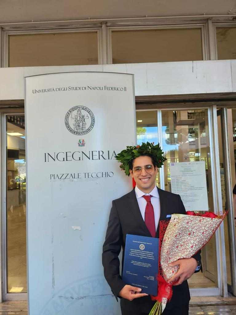 Ingegneria aerospaziale: Gianraffaele Fabozzi consegue la laurea alla Federico II