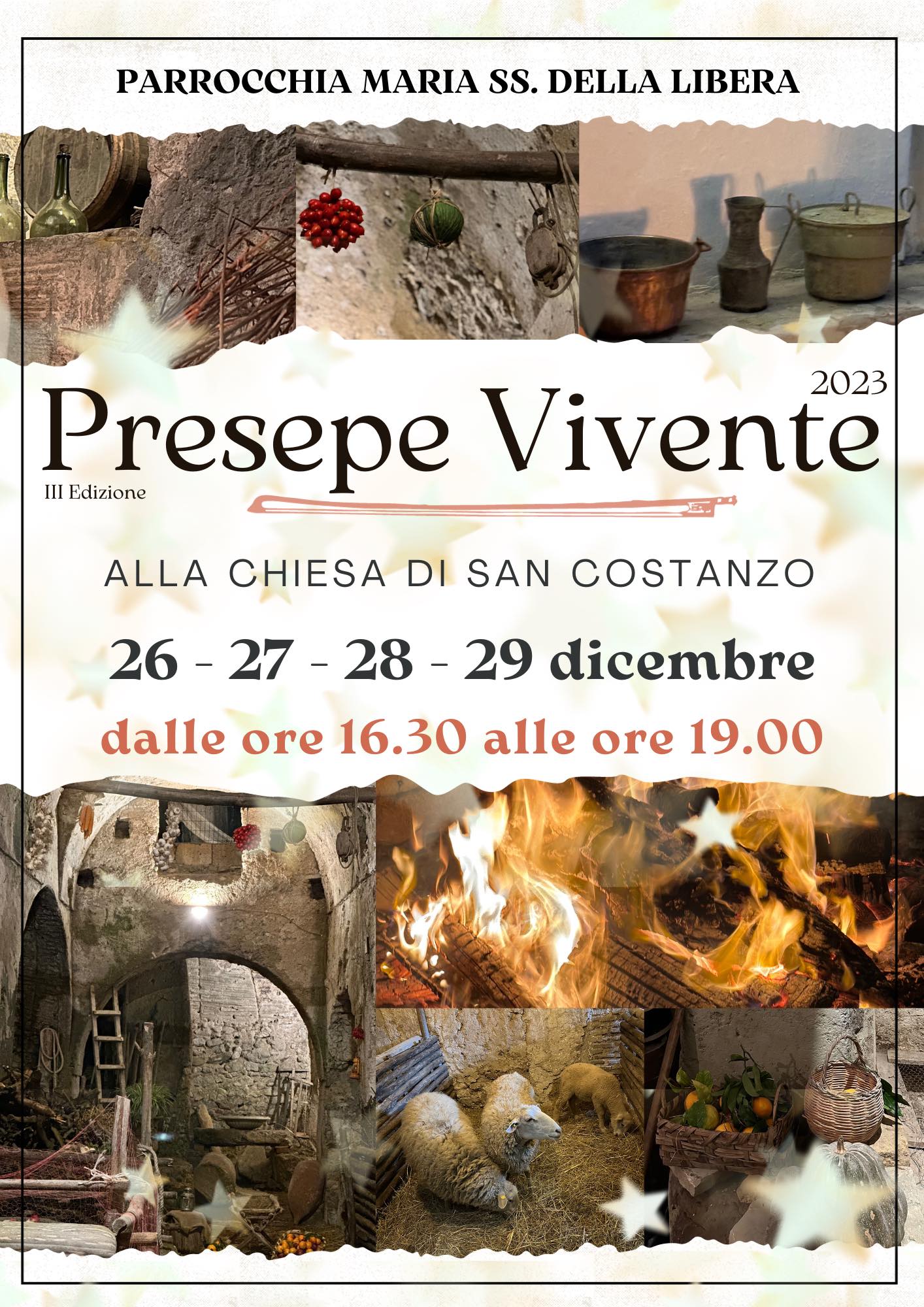 Presepe vivente a Capri nella chiesa di San Costanzo