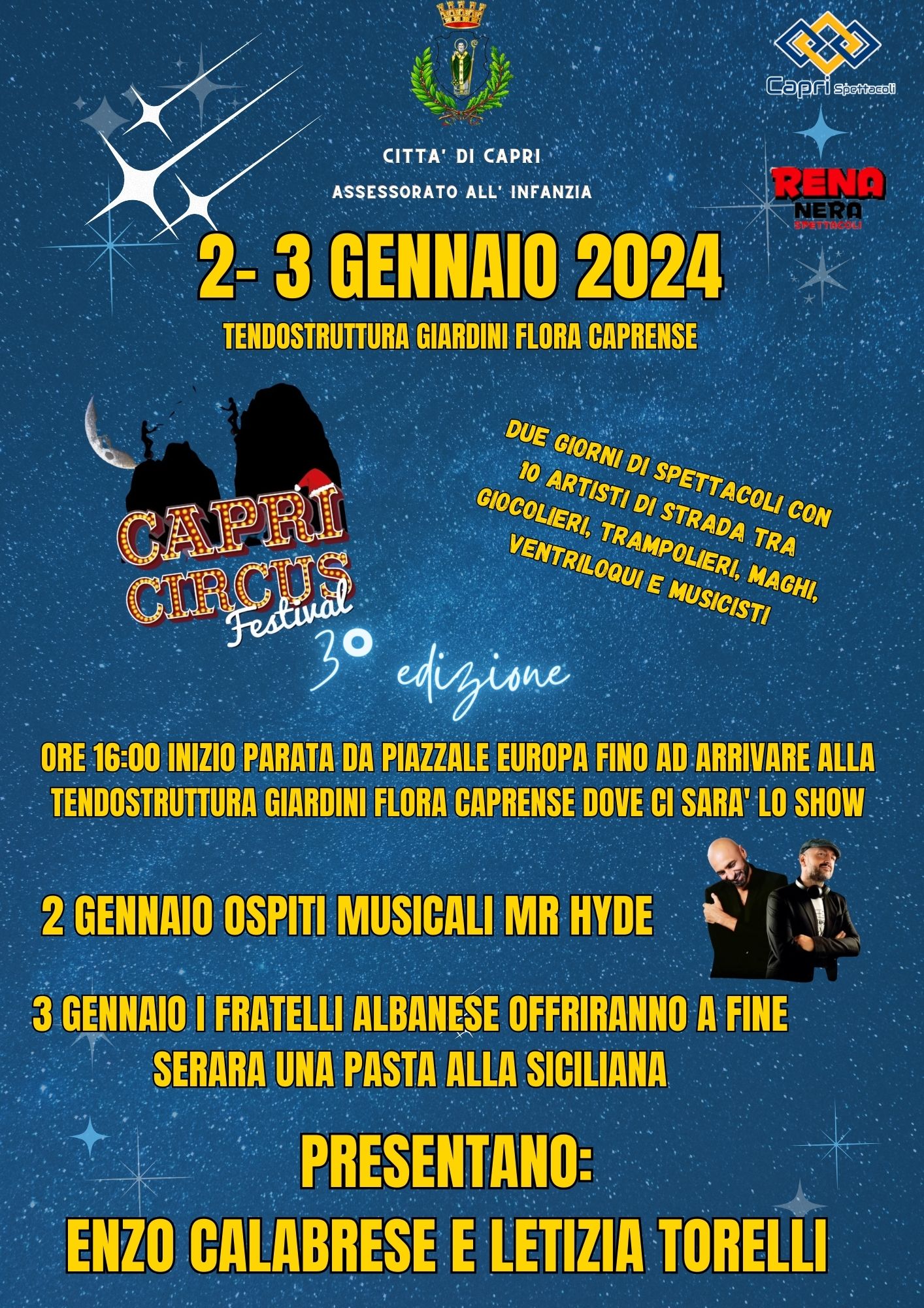 Terza edizione di “Capri Circus Festival”