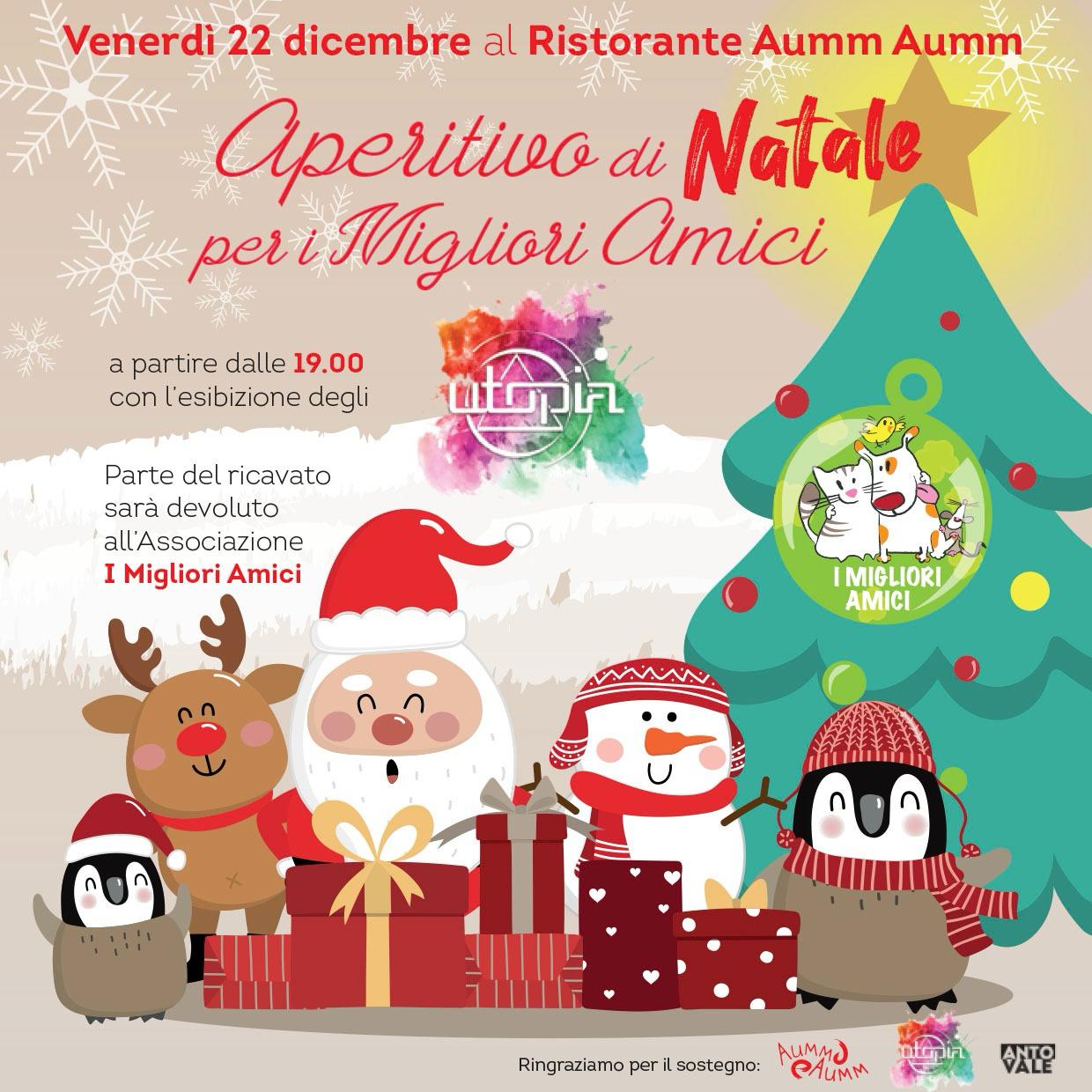 Aperitivo di Natale ad Anacapri con gli Utopia per l’associazione I Migliori Amici