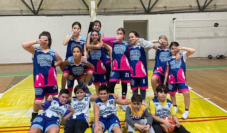 Basket: tradizionali giochi e saluti natalizi a conclusione del primo trimestre cestistico 2023/2024 dell’Olimpia Capri