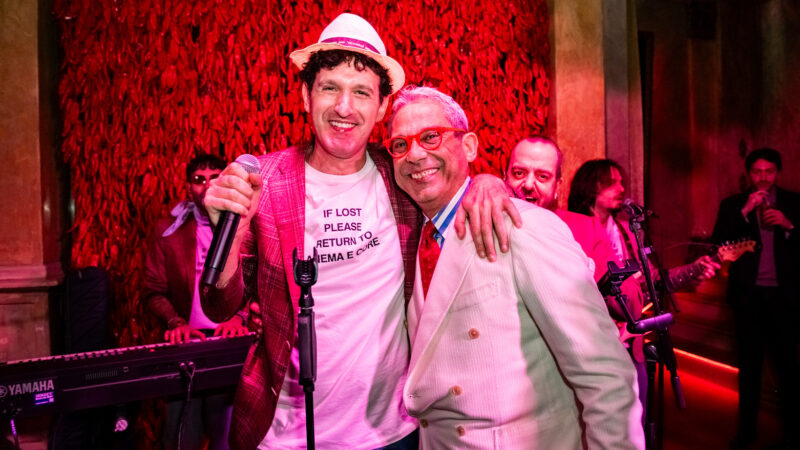 Da Capri a Milano, Anema e Core band show in occasione della sfilata di Isaia alla Fashion Week (photogallery)