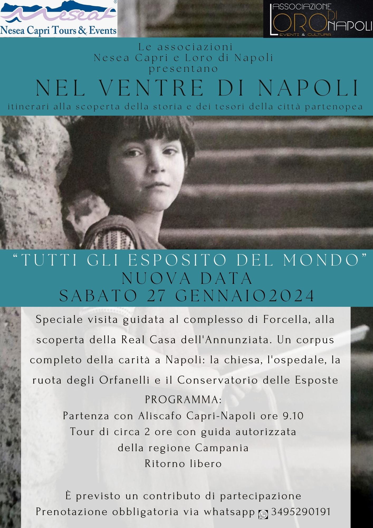 Al via, con l’iniziativa “Tutti gli Esposito del mondo”, la nuova rassegna a cura di Nesea Capri e Loro di Napoli
