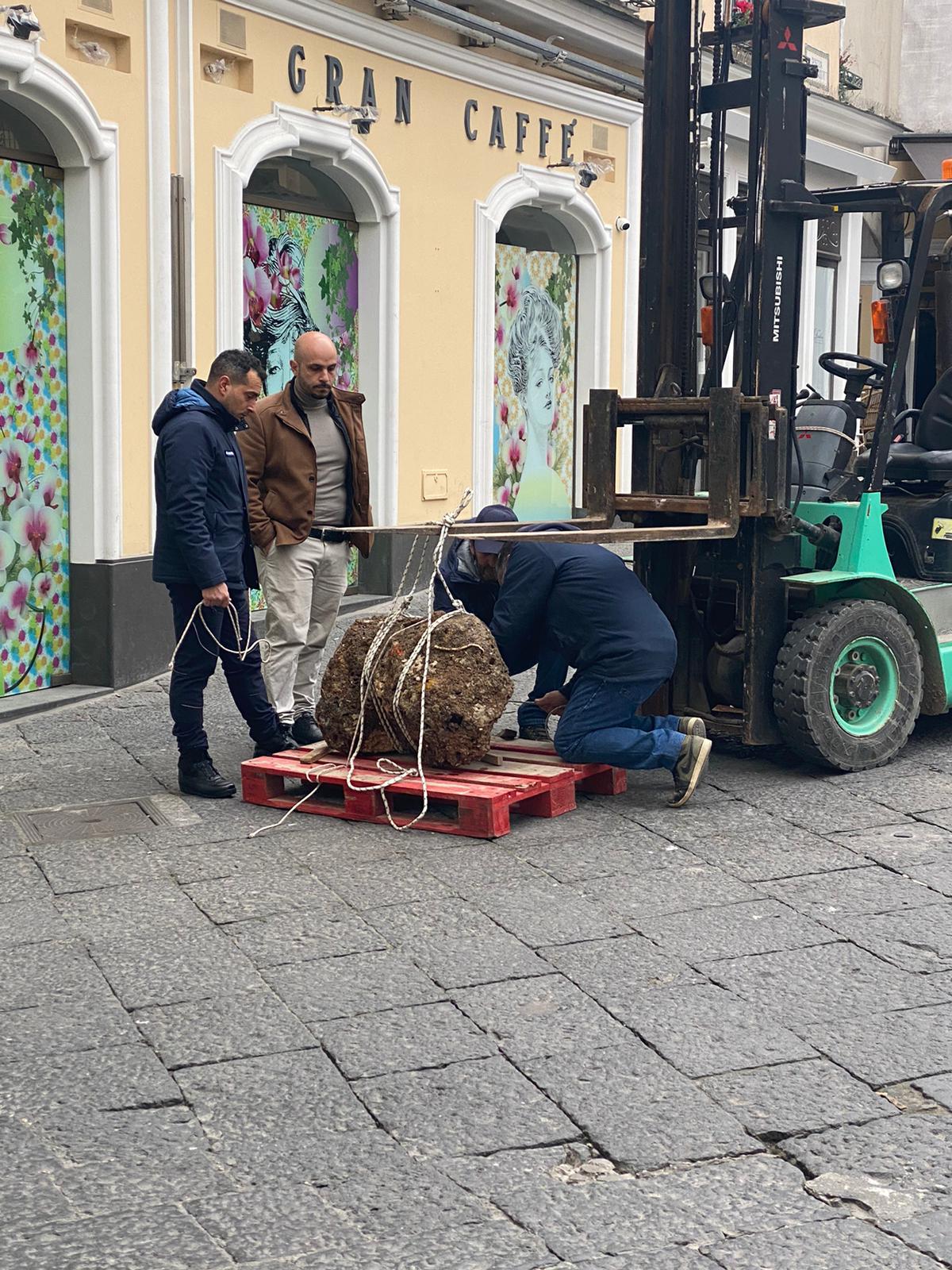 Importante reperto risalente all’antica Roma recuperato dai fondali della Grotta Azzurra