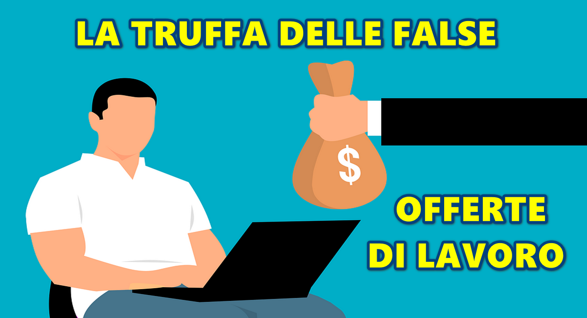 “Sei stato selezionato per un lavoro part-time o full-time” ma è un messaggio truffa