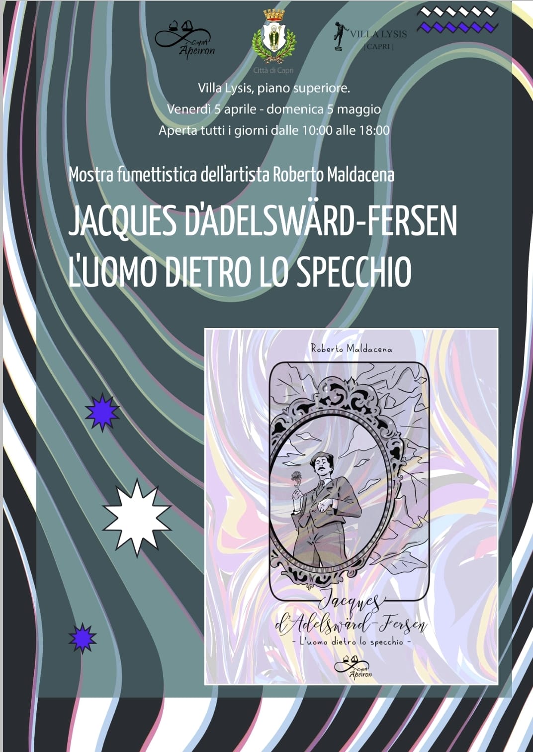 A Villa Lysis mostra fumettistica dell’artista Roberto Maldacena