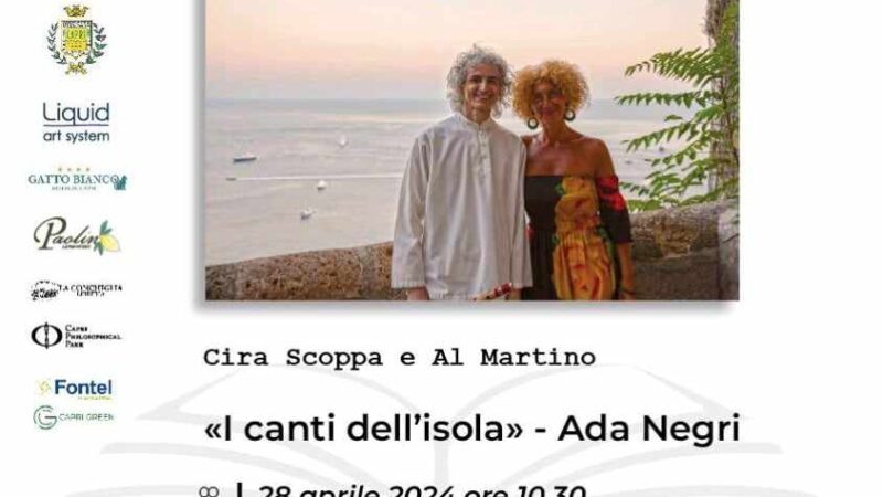 “I canti dell’isola”, passeggiata con lettura con Cira Scoppa e Al Martino