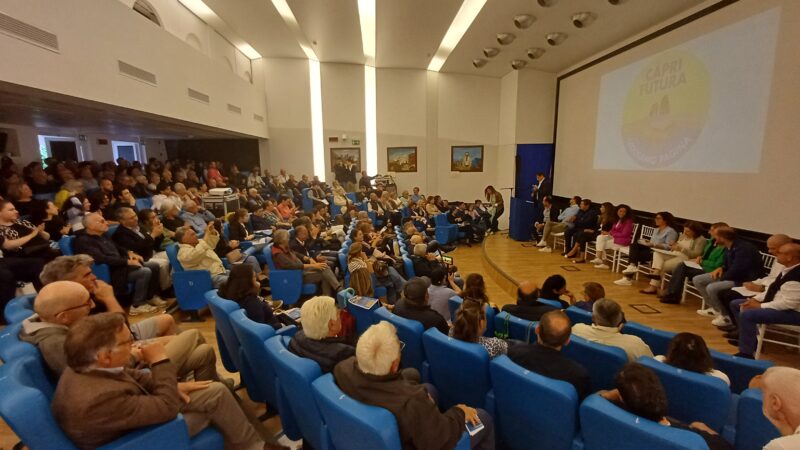 Elezioni comunali: incontro di presentazione della lista “Capri Futura – Paolo Falco sindaco” (video)