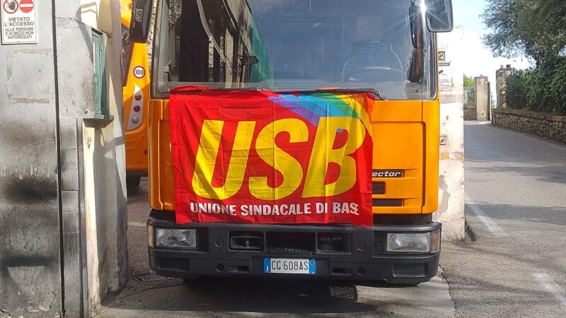 L’Usb: “Straordinaria partecipazione del personale ATC Capri allo sciopero nazionale, forte adesione in tutta la Campania”