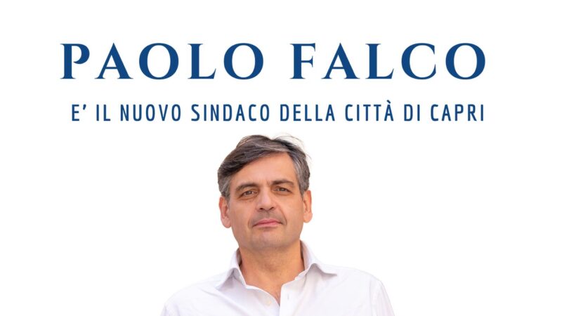 La lista Capri Futura trionfa: Paolo Falco è il nuovo sindaco di Capri