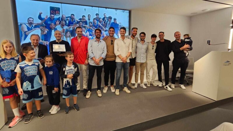 Olimpia Capri Basket: festa con tifosi, sostenitori e amici