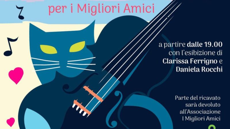 I Migliori Amici: aperitivo al ristorante D’Amore per sostenere le attività dell’associazione animalista
