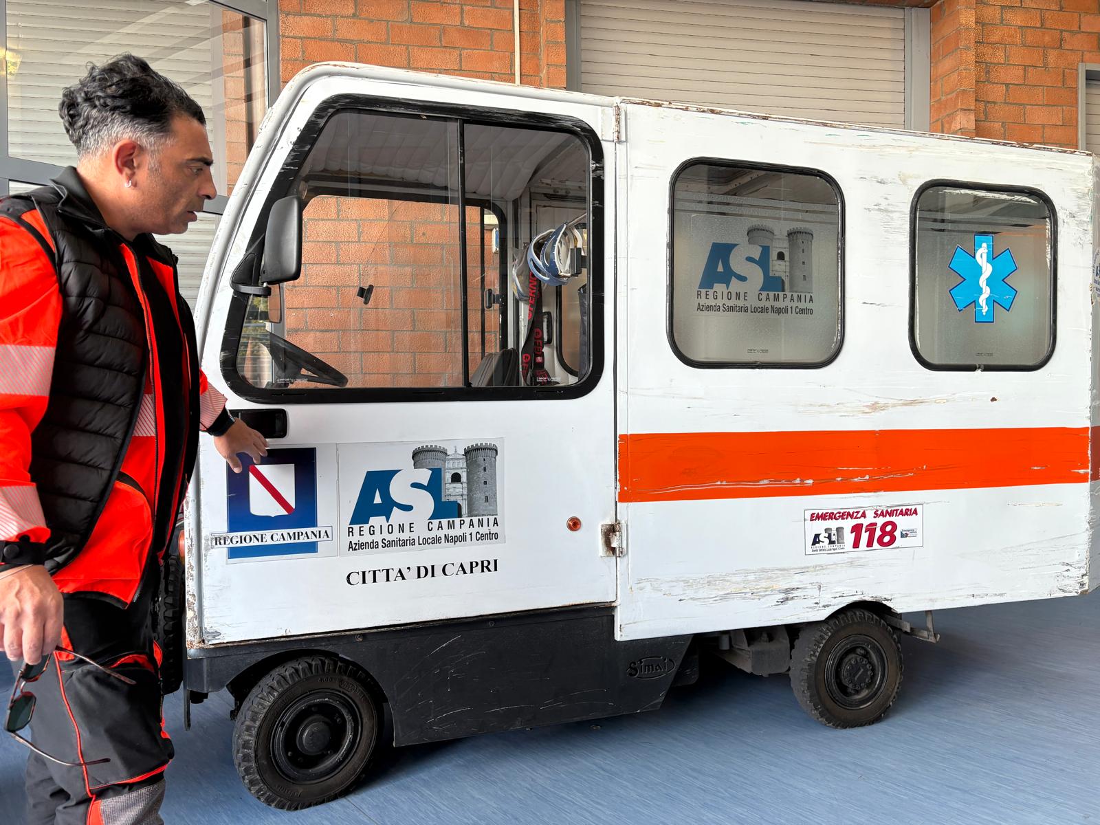 Riparata “ambulanzina” del 118 di Capri, servizio ripristinato