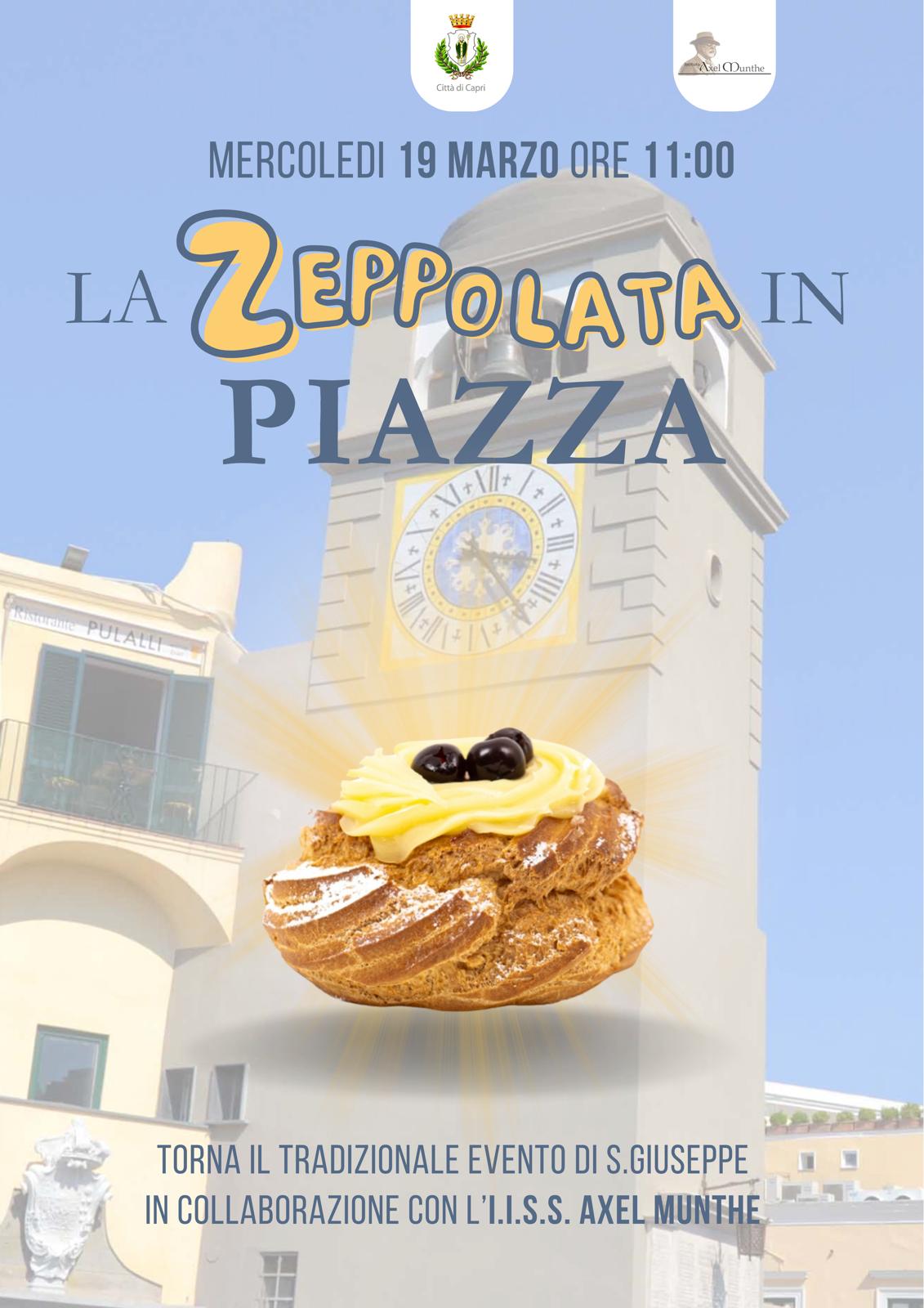 Storica tradizione che si ripristina a Capri: torna la zeppolata di San Giuseppe in piazza