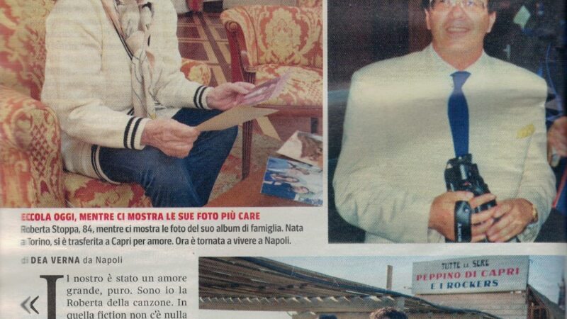 Su “Oggi” lunga intervista a Roberta Stoppa: “Moglie sciagurata? No, amavo Peppino Di Capri”