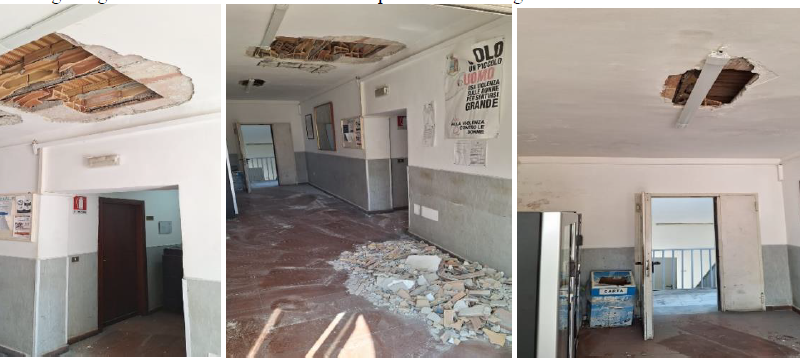 Pericolosa caduta di intonaci e calcinacci, interdetto l’accesso al commissariato di Polizia di Capri
