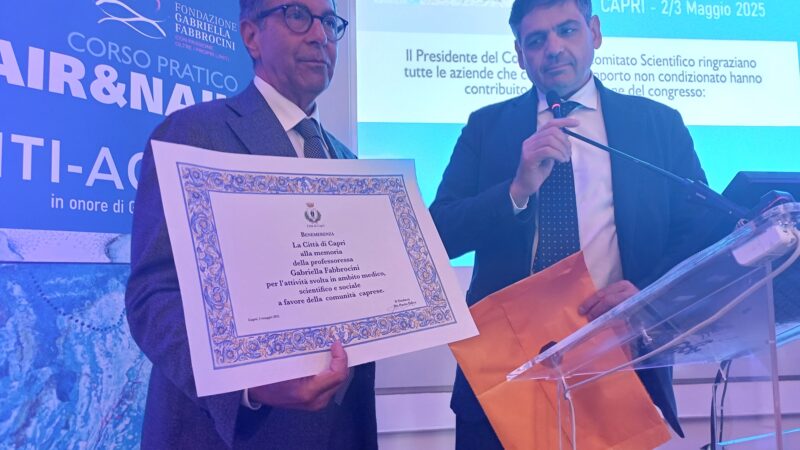 Capri ricorda Gabriella Fabbrocini: attestato di benemerenza e simboliche chiavi della Città alla memoria della professoressa (photogallery)