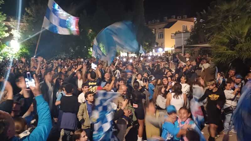 Napoli campione d’Italia: foto e video dei festeggiamenti a Capri e ad Anacapri