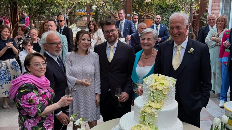 Matrimonio a Capri: sposi Mariapia e Stefano