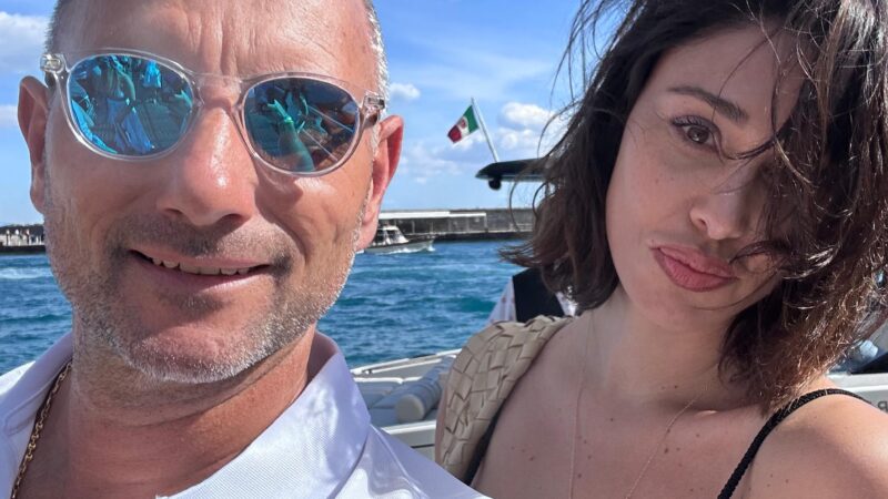 Belen Rodriguez a Capri per Vip Champion