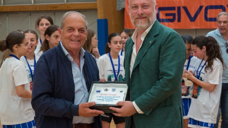 Ad Anacapri torneo di basket femminile regionale categoria 2011 tra grande partecipazione ed emozioni