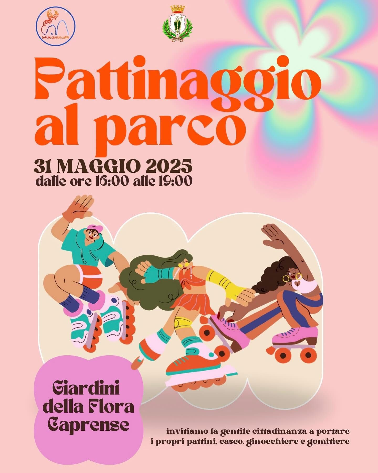 Pattinaggio al parco: l’iniziativa del Forum dei Giovani di Capri