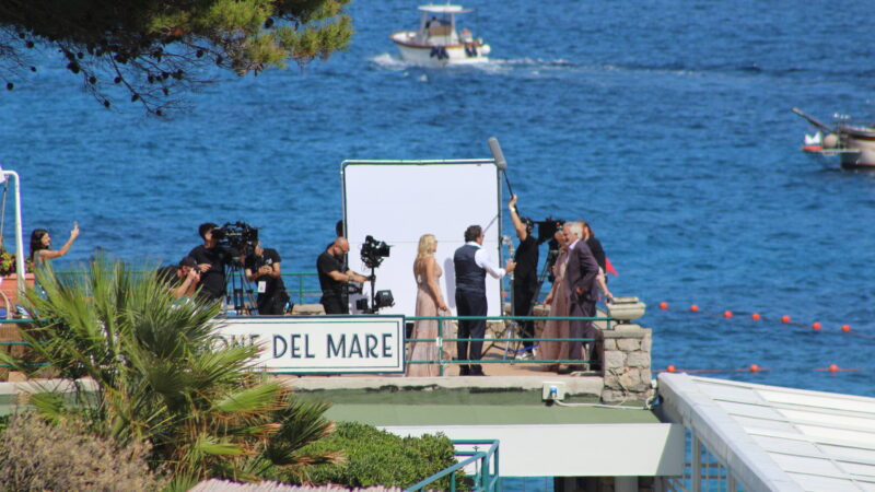 A Capri Brooke, Ridge, Eric e Nick per girare alcune puntate di “Beautiful” (foto e video esclusivi)