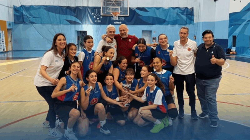 Basket: festa per l’Olimpia Capri, le ragazze del Progetto Costiera vincono la Coppa Campania under 13