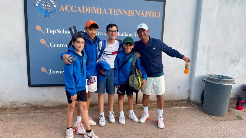 Il Tennis Club Capri si qualifica alla fase nazionale di Macroarea Centro Sud nel campionato a squadre maschile under 12