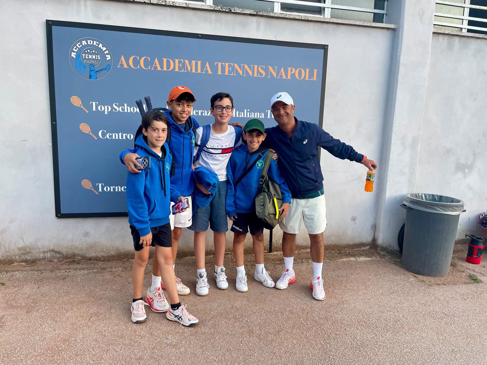 Il Tennis Club Capri si qualifica alla fase nazionale di Macroarea Centro Sud nel campionato a squadre maschile under 12
