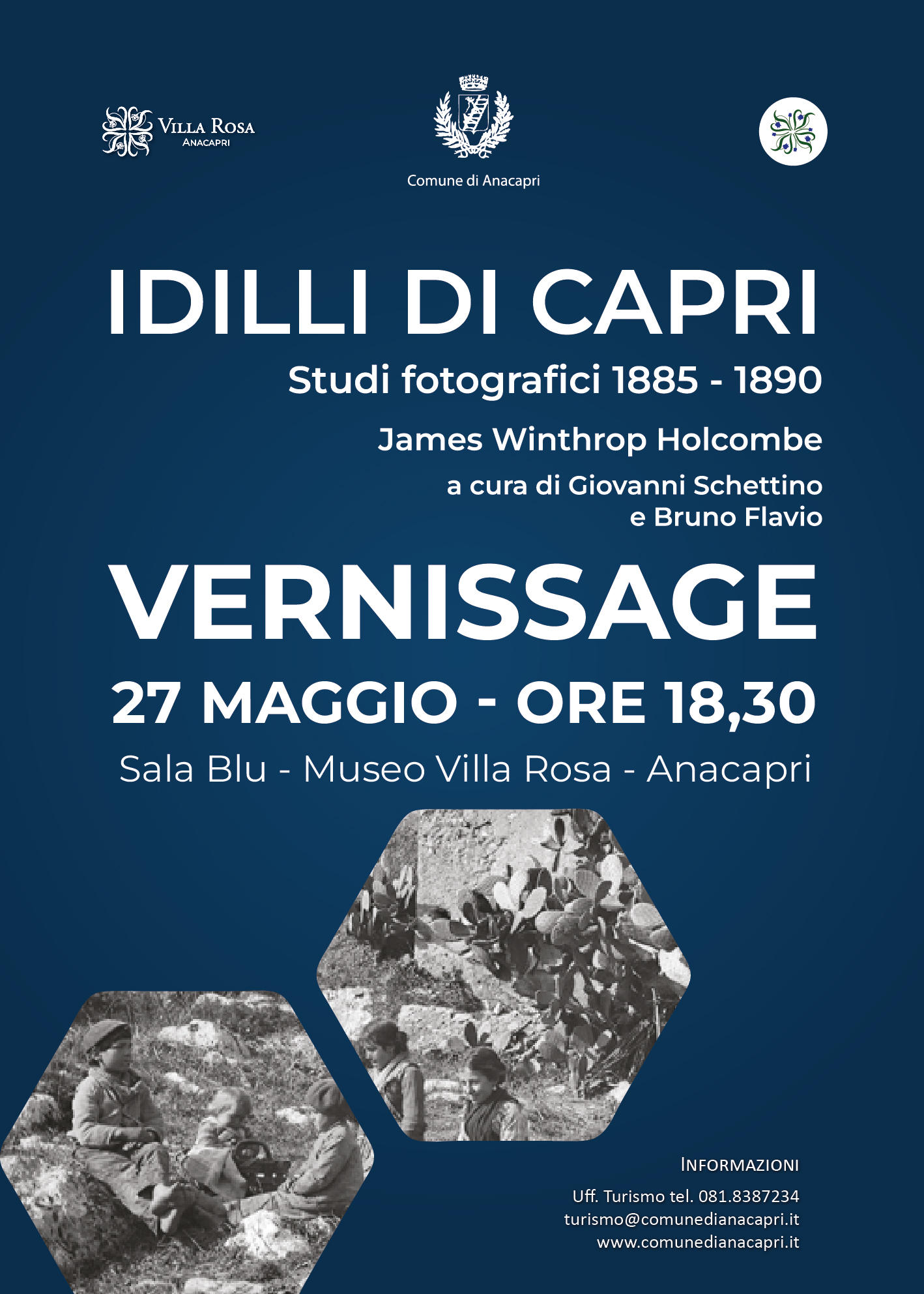 A Villa Rosa ad Anacapri la mostra “Idilli di Capri – Studi fotografici 1885–1890” di James Winthrop Holcombe