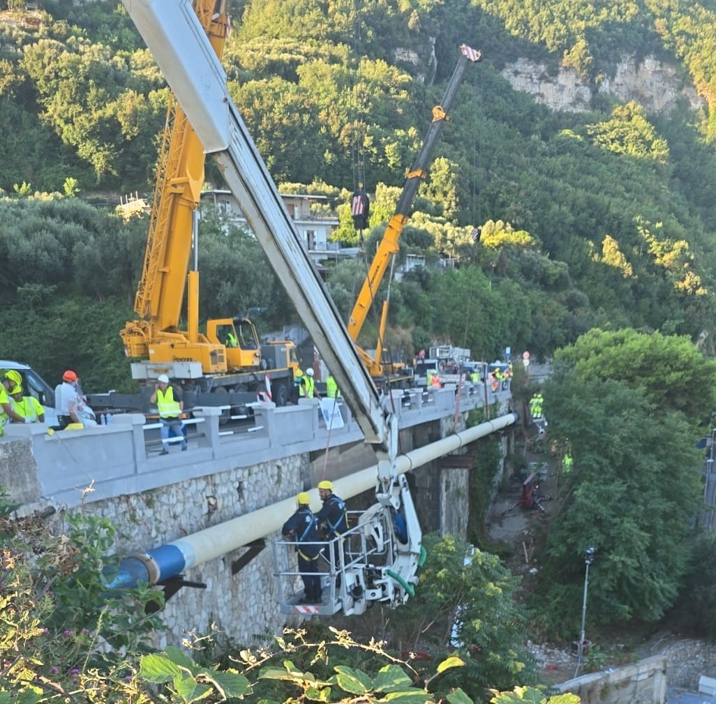 Acqua, al via i lavori per la sostituzione di un tratto della condotta che alimenta Sorrento e Capri