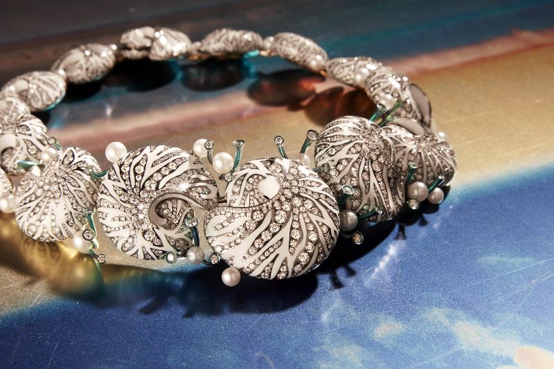 Chantecler Capri trionfa ai Couture Design Awards di Las Vegas con la parure “Nautilus”