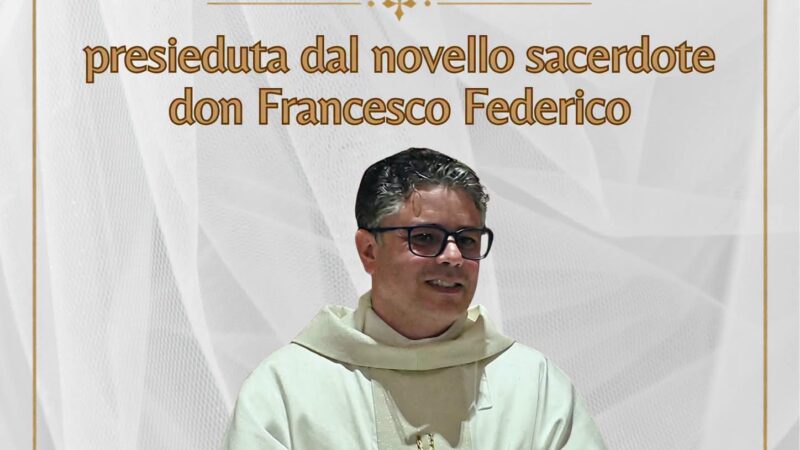 Santa messa ad Anacapri del novello sacerdote don Francesco Federico