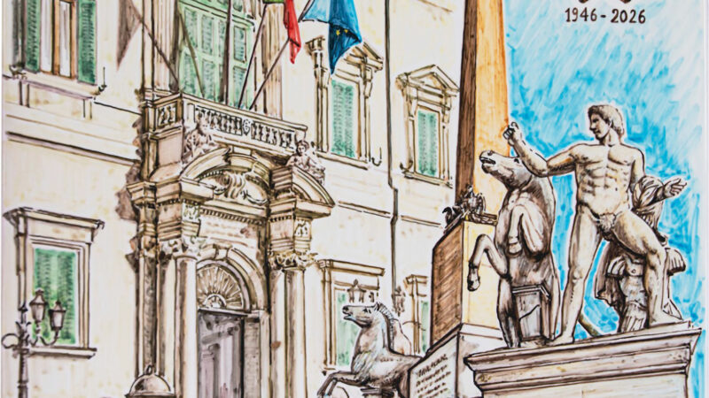 Salvo Esposito presenta a Capri il calendario dedicato agli 80 anni della Repubblica italiana