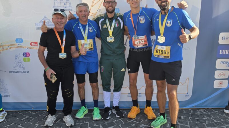 Sei podisti dell’Asd Poly Running Capri alla Neapolis Marathon