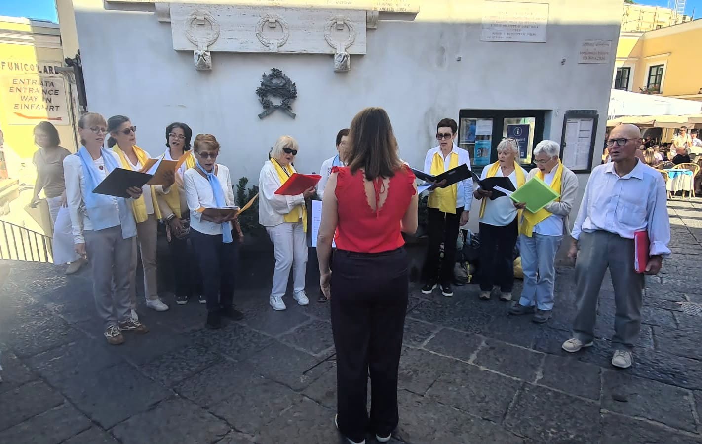 Sull’isola il coro Amèdèe di Thonon les Bains, località francese gemellata con Capri