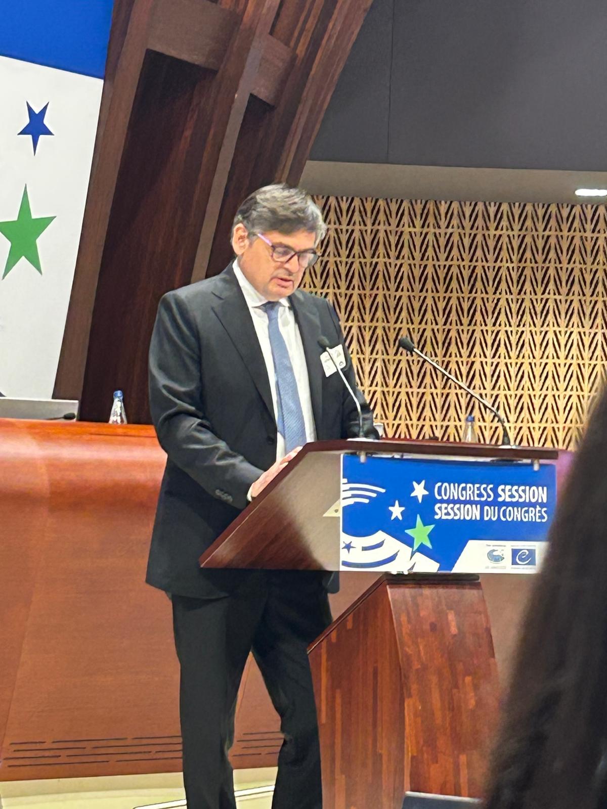 Turismo e poteri locali, intervento del Sindaco di Capri a Strasburgo al Congresso Europeo delle Autorità Locali e Regionali