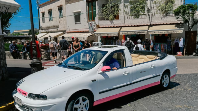 Sei nuove licenze taxi, bando di concorso del Comune di Anacapri per l’assegnazione