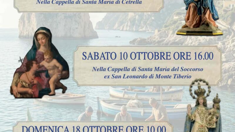 Tornano anche quest’anno le messe dei marinai di Capri: previste tre celebrazioni